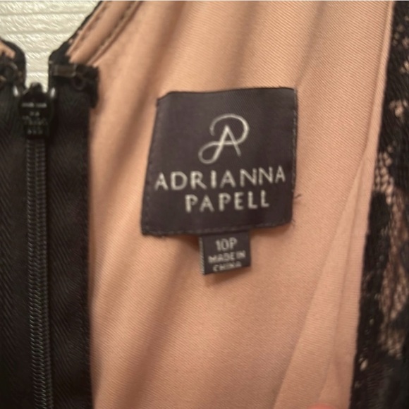 Adrianna Papell Black Lace Midi Dress NWT - Picture 3 of 7